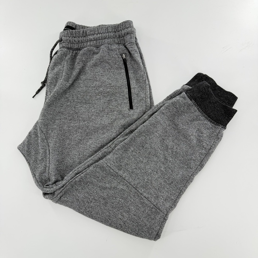 Brooklyn Cloth Jogger Sweatpants Modern Men XL Heather Gray Marled Slim Tapered